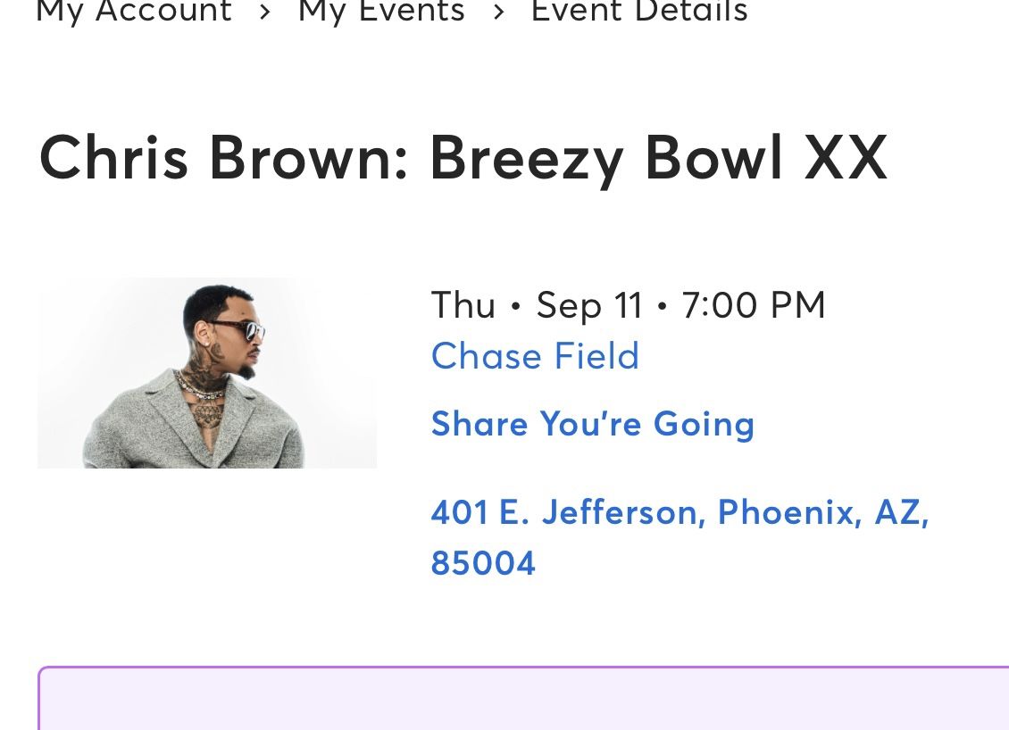 Chris Brown Tickets 