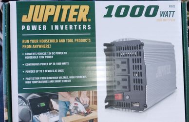 Jupiter 1000W Power Inverter 12V to 120V