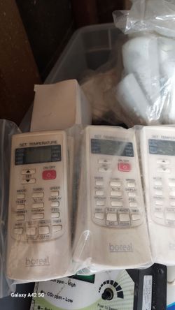 Boreal AC Remote Controls – Lot of 3