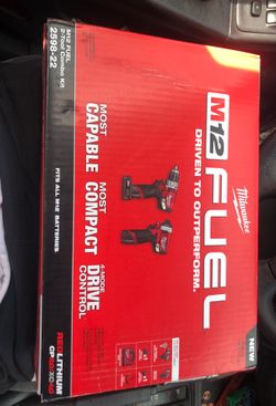 M12 Milwaukee 2 tool combo kit