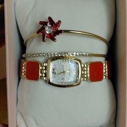 Brand New Womens Watch And Bangel Matching With Box