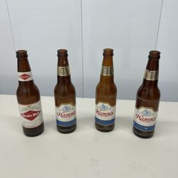 Four Vintage Beer Bottles