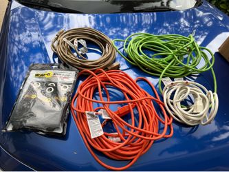 Extension Cords Bundle – Heavy Duty – Multiple Lengths