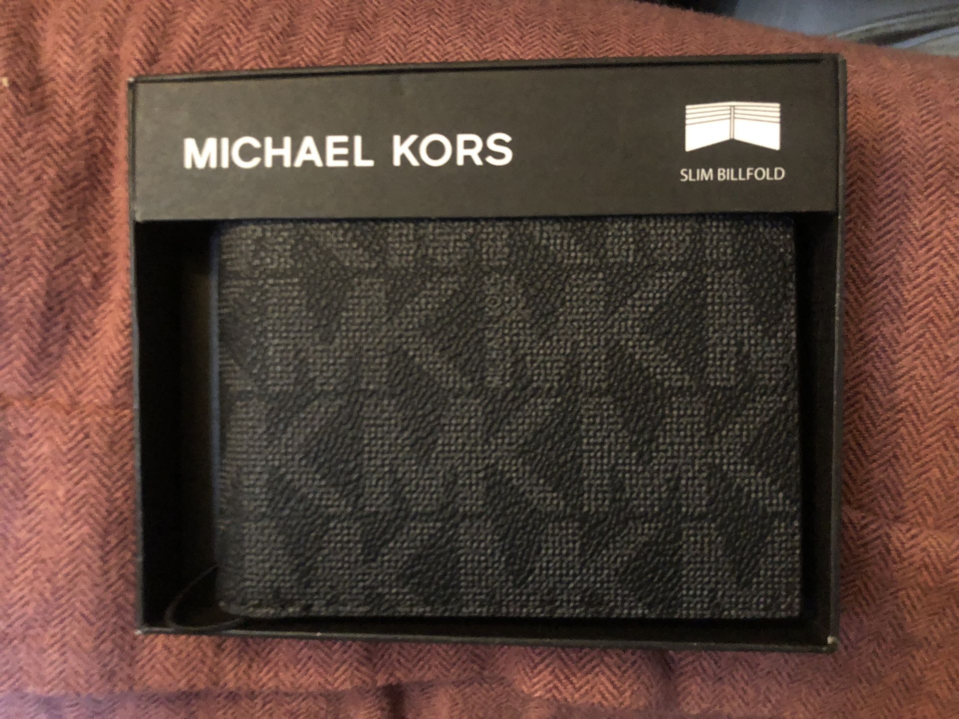 *BRAND NEW IN BOX* Michael Kors Jet Set Men’s Slim Billfold Wallet - Black