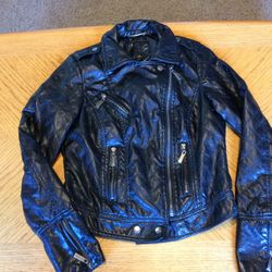 J2  XS Faux Leather Jacket