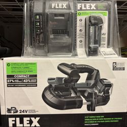 Flex 24V Brushless Compact Bandsaw With Battery And Charger Brand New In Box