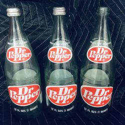 Dr Pepper Glass Bottles 
