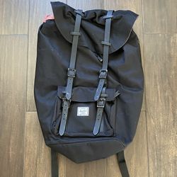 Herschel Black Commuter Backpack With Laptop Pouch