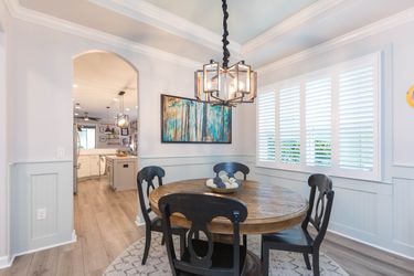 Arhaus 60" Dining Table and 4 Chairs