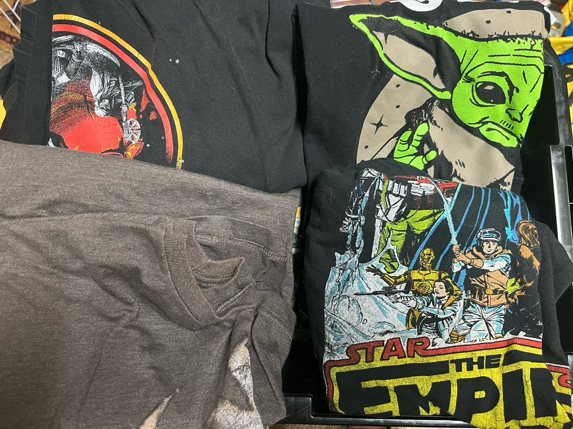 24 Star Wars 3XL-4XLT Graphic Tee Shirts 12 New/ 12 Used