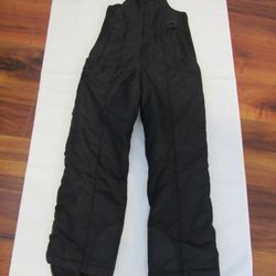 Youth 7 Black Snow Bibs, Sport Essentials 