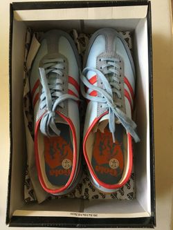 🌈 NWT Gola Raven sneakers in Blue- Multi With Rainbow Stripes