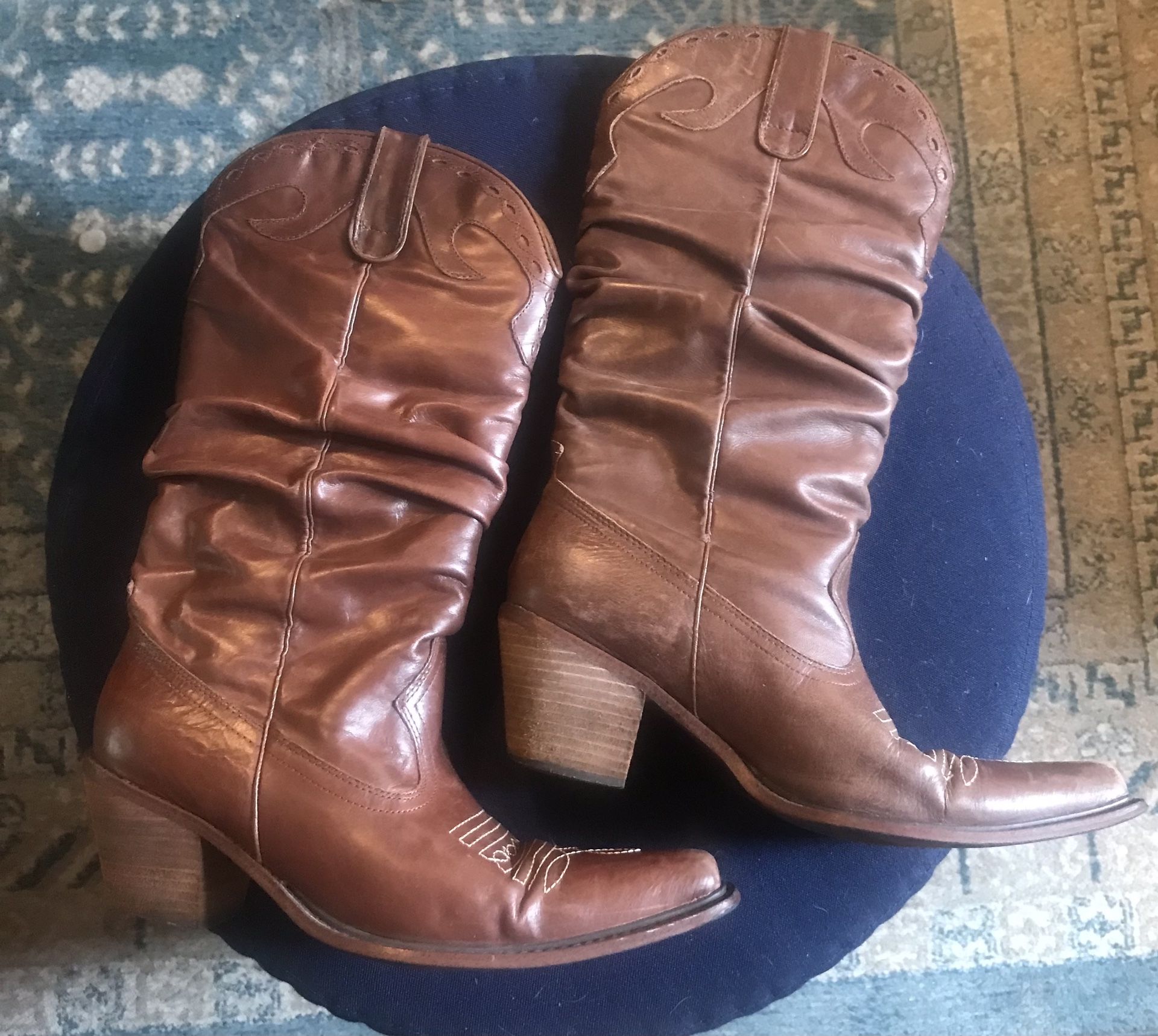 Steve Madden Women’s Brown Cowboy Boots Size 8