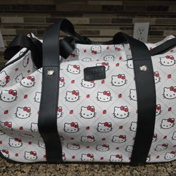 Hello Kitty Rolling Bioworld Luggage Travel Bag New With Tags 