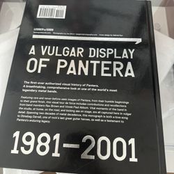 Pantera Art And Book