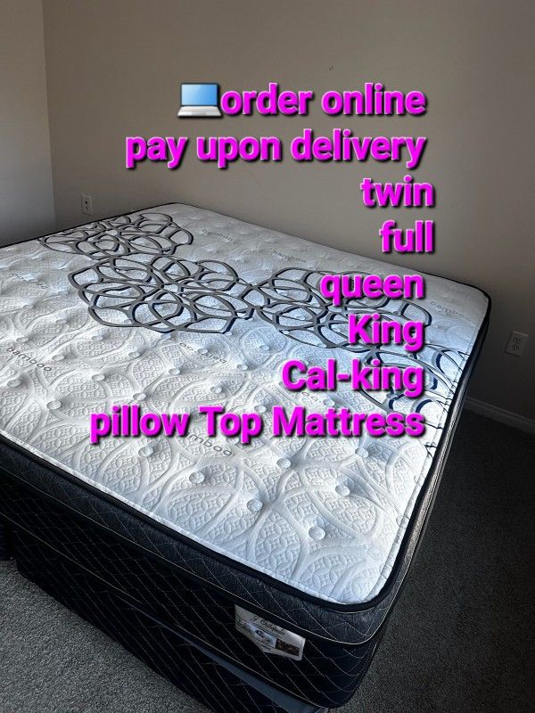 🌠queen Size Pillow Top Mattress 12
