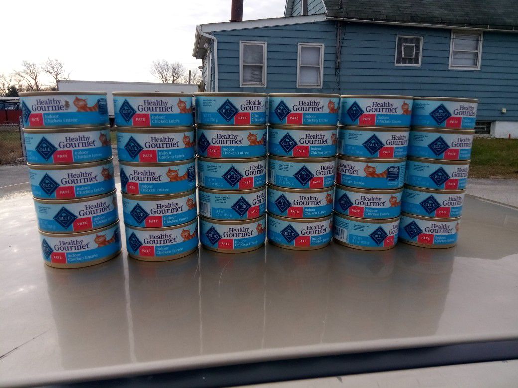 30 cans cat food