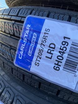 ST205/75/15 SET DE 4 Yantas NUEVAS Para TRAILAS