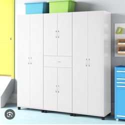 Aleg 3-Piece Garage Storage Cabinet System