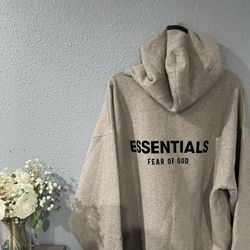 Essentials Hoodies Dark Oatmeal 