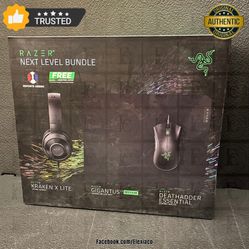 🏆 New | Razer Gaming Bundle – Headset, Mouse, and Mouse Mat
