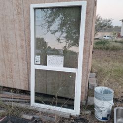 3×6 White Single Hung Vinyl Window