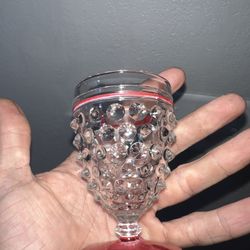Antique Hobnail Shot Glass