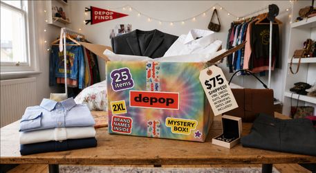 2XL MYSTERY BOX FROM DEPOP /  25 ITEMS