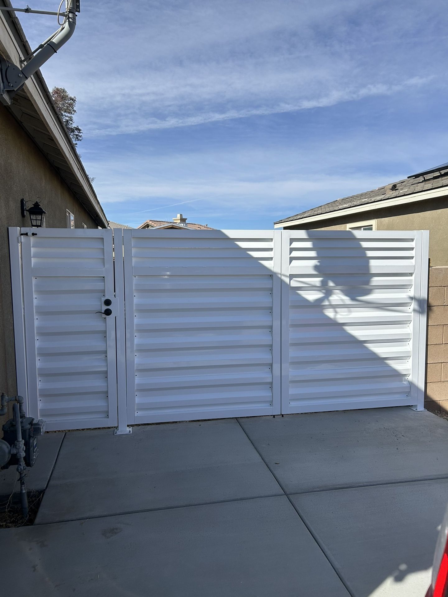 Metal Steel Fence Gate Side Doors