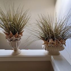 PLANTS, ARTIFICIAL, DECORATIVE, COASTAL, POTTERY