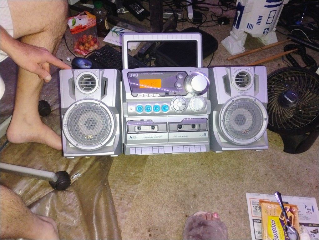 JVC CD PORTABLE COMPONENT SYSTEM PC-X290