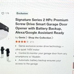 Genie Mach Force Garage Door System 