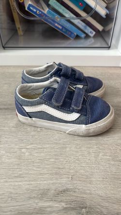 Toddler Vans shoes size 7 blue