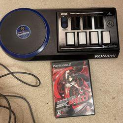 Beatmania IIDX red And Controller For Ps2