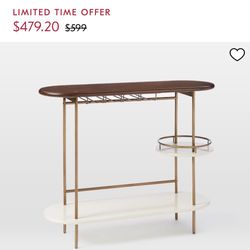 West Elm Bar Console 