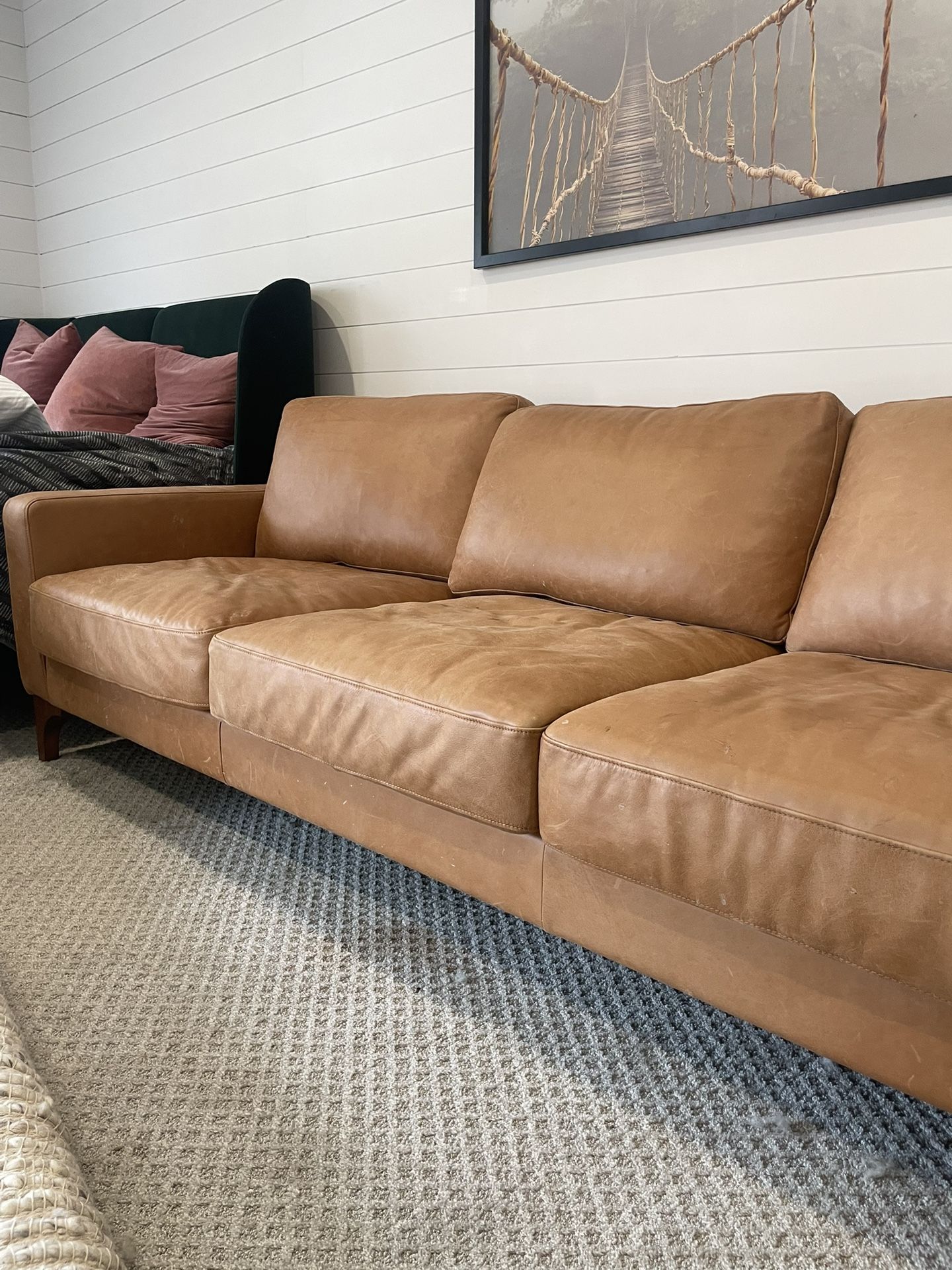 Sorento Real Leather Couch