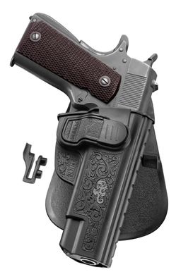Fobus 1911 Paddle Holster Black Polymer