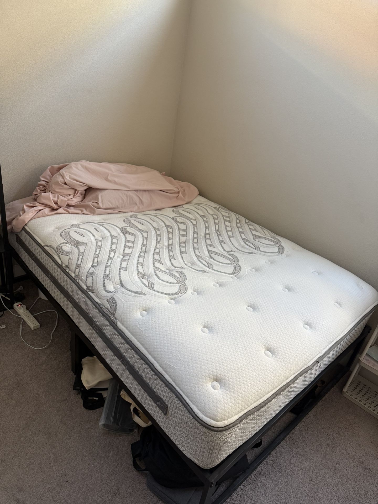 Like New Sealy Full Mattress + Bed Frame