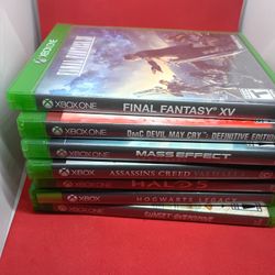 Xbox One Lot Of 7 Games All Working 