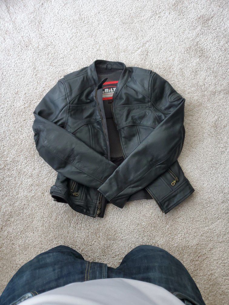 Women's Leather Motorcycle Jacket For Sale