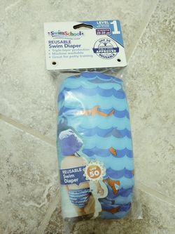 Reusable Swim diaper 18M up to 35lb