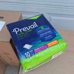 Prevail XL Underpads For Bed 30" X 30" Total Care BOX 120 TOTAL