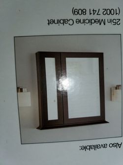 31 inch Medicine Cabinet in Java Finish