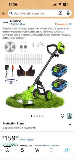 cordless grass trimmer new