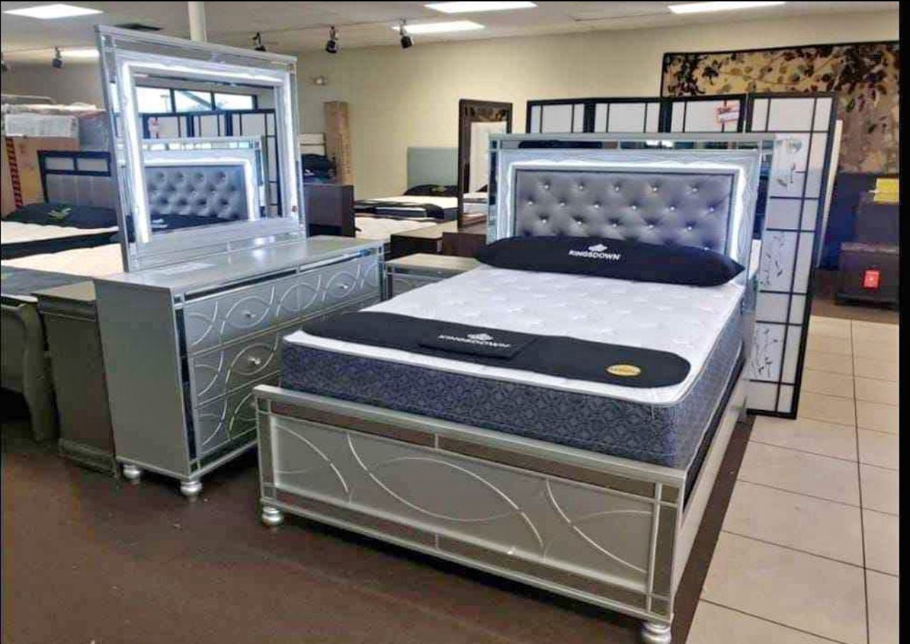 Brand New Bedroom Set In Box- Finance Available $39 Down