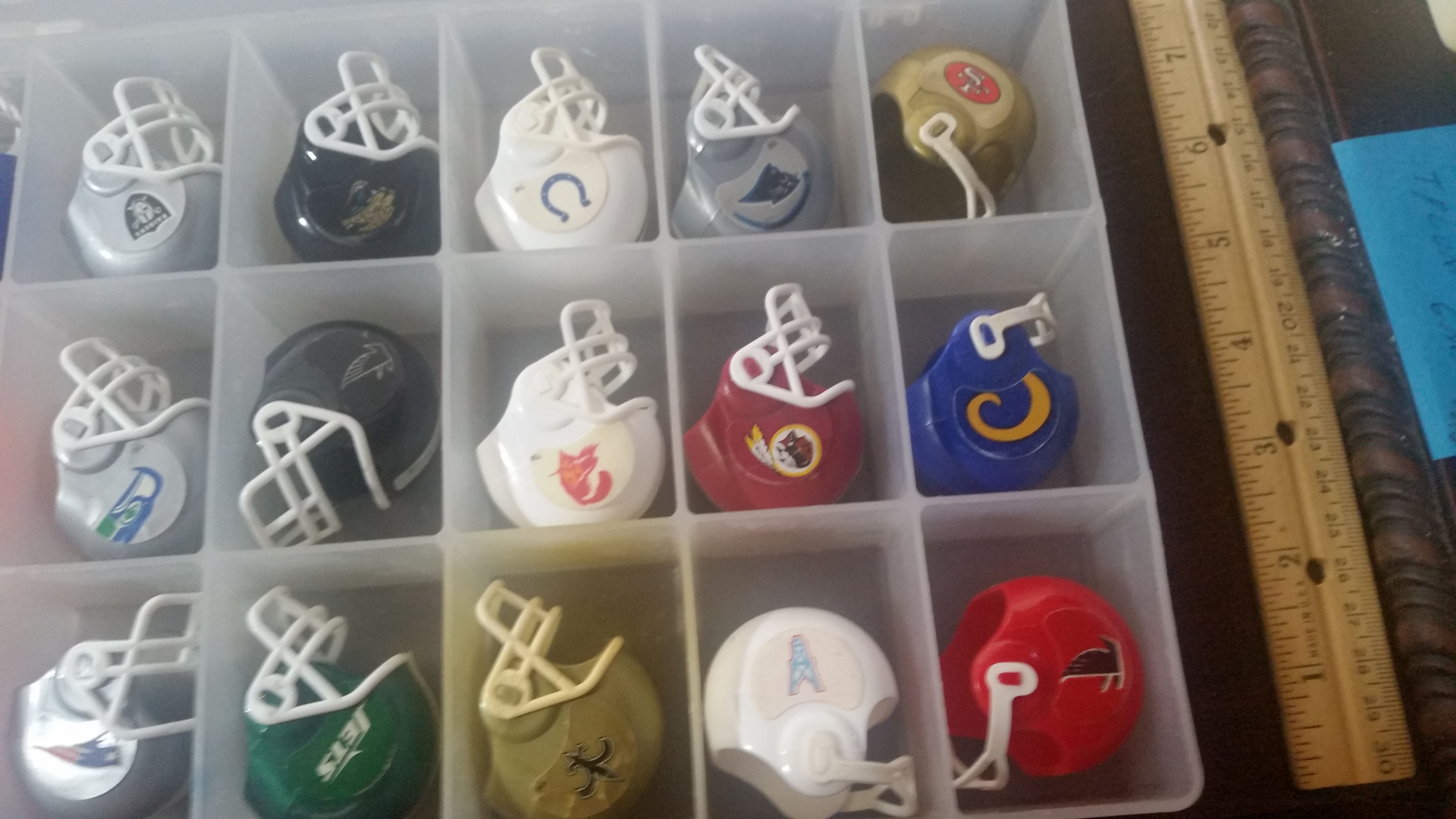 Mini football helmets 18