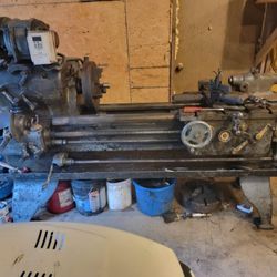 Metal Lathe Hamilton 14 Over Bed 36 Between Centers Single Phase Or 3 Phase Lots Of Extras