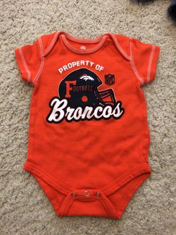 Broncos Onesie 6/9 months