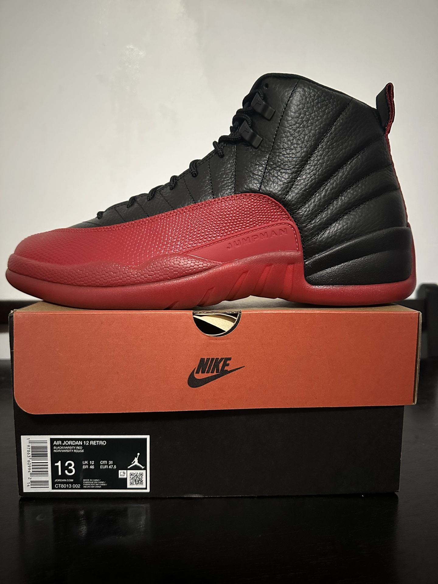 Air Jordan Retro 12 Flu Game Size 13