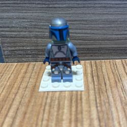 Lego Star Wars -  Jango Fett - Light Nougat Head, Smile Minifigure